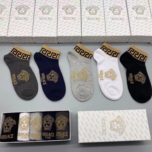 Replica Versace Socks For Men #1218759, $25.00 USD, [ITEM#1218759], Replica Versace Socks outlet from China