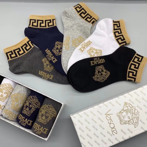 Replica Versace Socks For Men #1218759 $25.00 USD for Wholesale