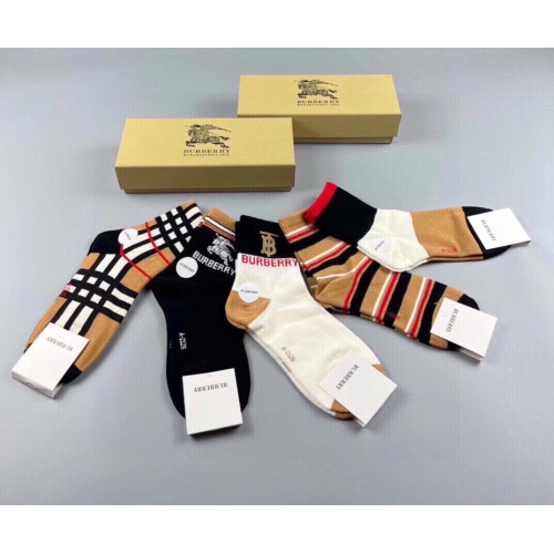 Replica Burberry Socks For Women #1218760 $25.00 USD for Wholesale