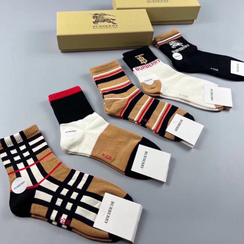 Replica Burberry Socks For Women #1218760 $25.00 USD for Wholesale