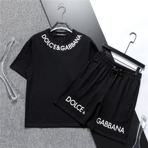 Replica Dolce &amp; Gabbana D&amp;G Tracksuits Short Sleeved For Men #1218834, $48.00 USD, [ITEM#1218834], Replica Dolce &amp; Gabbana D&amp;G Tracksuits outlet from China