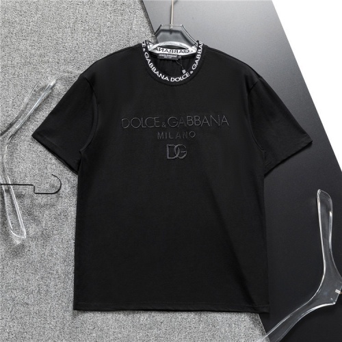 Replica Dolce & Gabbana D&G Tracksuits Short Sleeved For Men #1218844 $48.00 USD for Wholesale