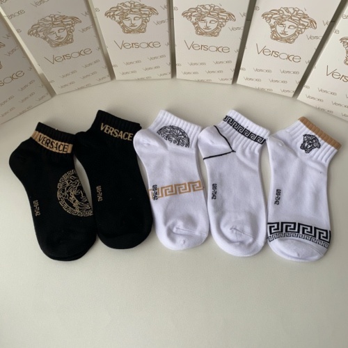 Replica Versace Socks #1218847, $25.00 USD, [ITEM#1218847], Replica Versace Socks outlet from China