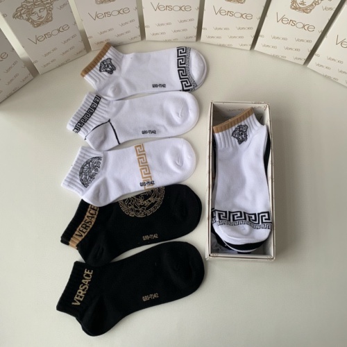 Replica Versace Socks #1218847 $25.00 USD for Wholesale