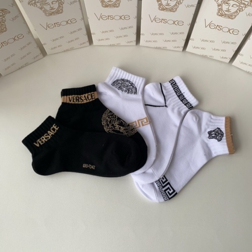 Replica Versace Socks #1218847 $25.00 USD for Wholesale