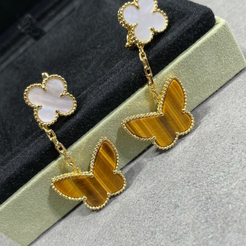 Replica Van Cleef & Arpels Earrings For Women #1219212 $76.00 USD for Wholesale