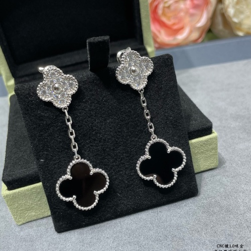 Replica Van Cleef & Arpels Earrings For Women #1219217 $80.00 USD for Wholesale