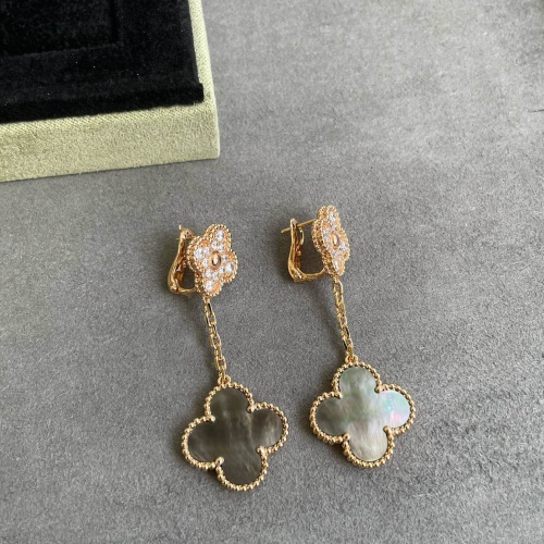 Replica Van Cleef & Arpels Earrings For Women #1219219 $76.00 USD for Wholesale