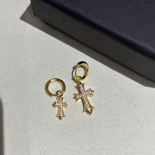 Replica Chrome Hearts Earrings For Women #1219356, $42.00 USD, [ITEM#1219356], Replica Chrome Hearts Earrings outlet from China