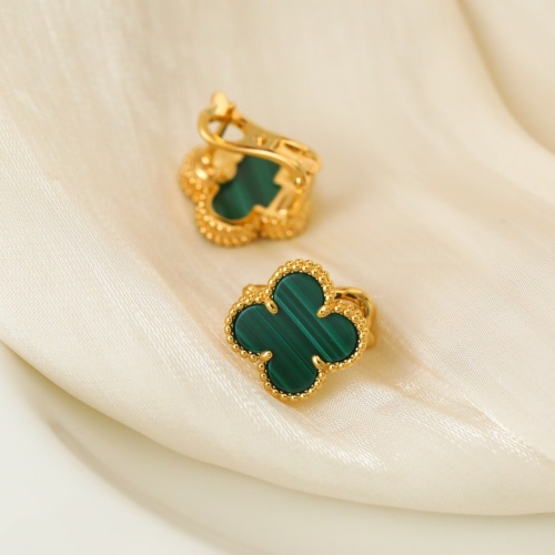 Replica Van Cleef & Arpels Earrings For Women #1219388 $56.00 USD for Wholesale