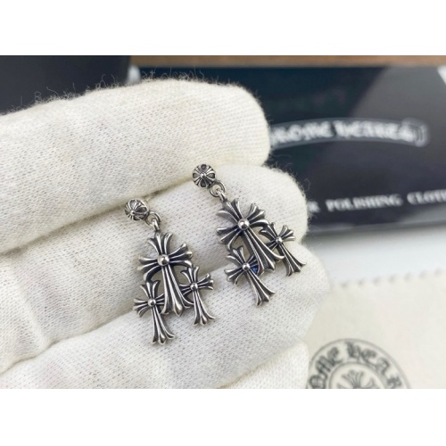 Replica Chrome Hearts Earrings For Women #1219499, $25.00 USD, [ITEM#1219499], Replica Chrome Hearts Earrings outlet from China