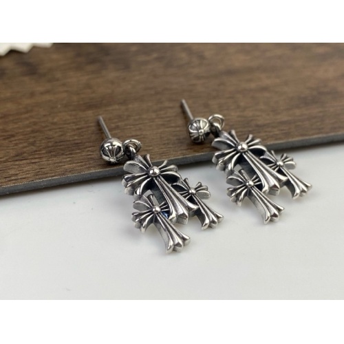 Replica Chrome Hearts Earrings For Women #1219499 $25.00 USD for Wholesale