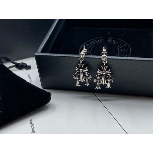 Replica Chrome Hearts Earrings For Women #1219499 $25.00 USD for Wholesale