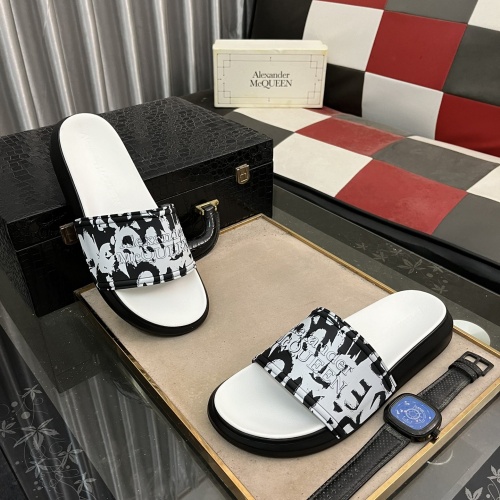 Replica Alexander McQueen Slippers For Men #1220144, $48.00 USD, [ITEM#1220144], Replica Alexander McQueen Slippers outlet from China