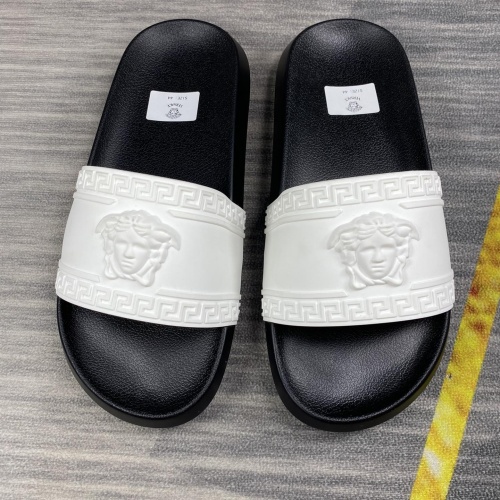 Replica Versace Slippers For Men #1220268, $45.00 USD, [ITEM#1220268], Replica Versace Slippers outlet from China