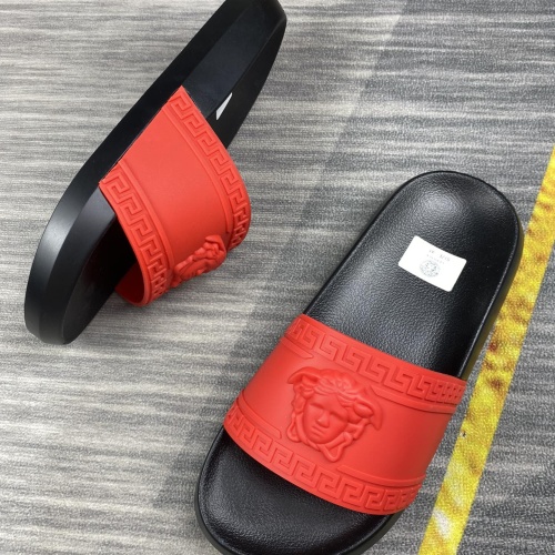 Replica Versace Slippers For Men #1220271 $45.00 USD for Wholesale