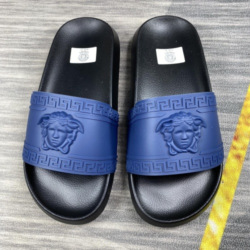 Replica Versace Slippers For Men #1220272, $45.00 USD, [ITEM#1220272], Replica Versace Slippers outlet from China