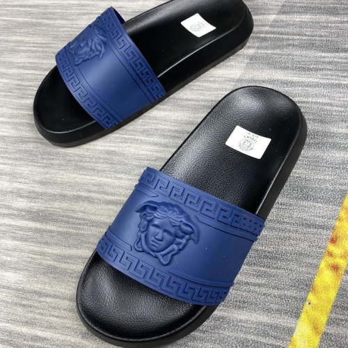 Replica Versace Slippers For Men #1220272 $45.00 USD for Wholesale