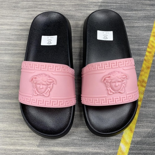 Replica Versace Slippers For Men #1220273, $45.00 USD, [ITEM#1220273], Replica Versace Slippers outlet from China