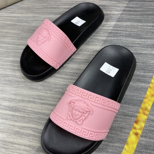 Replica Versace Slippers For Men #1220273 $45.00 USD for Wholesale