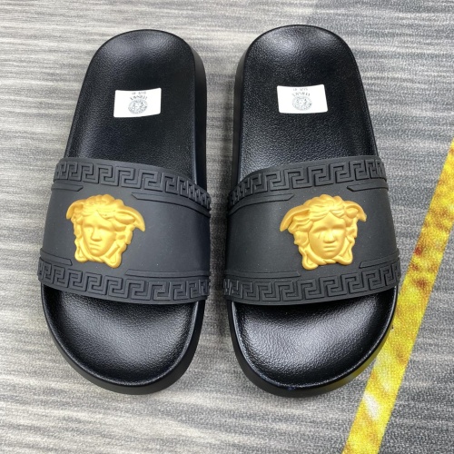 Replica Versace Slippers For Men #1220274, $45.00 USD, [ITEM#1220274], Replica Versace Slippers outlet from China