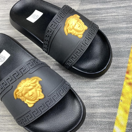 Replica Versace Slippers For Men #1220274 $45.00 USD for Wholesale