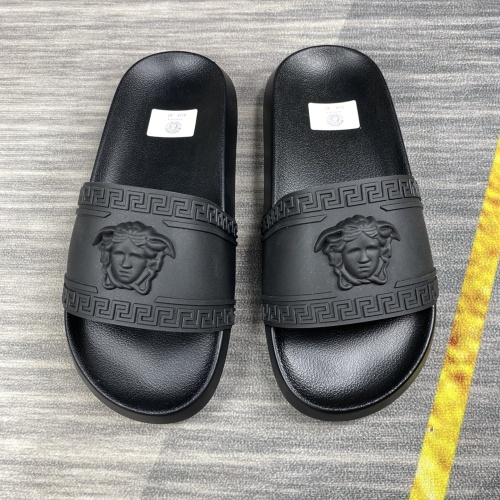 Replica Versace Slippers For Men #1220278, $45.00 USD, [ITEM#1220278], Replica Versace Slippers outlet from China