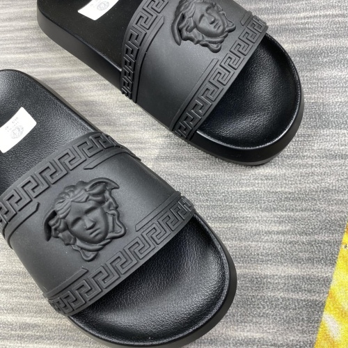 Replica Versace Slippers For Men #1220278 $45.00 USD for Wholesale