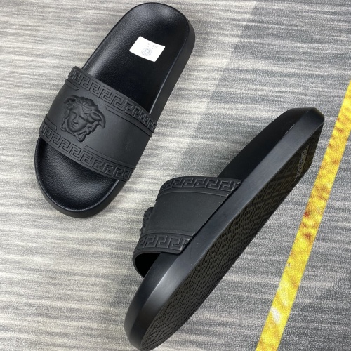 Replica Versace Slippers For Men #1220278 $45.00 USD for Wholesale