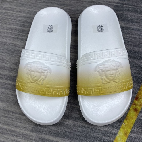 Replica Versace Slippers For Men #1220283, $45.00 USD, [ITEM#1220283], Replica Versace Slippers outlet from China