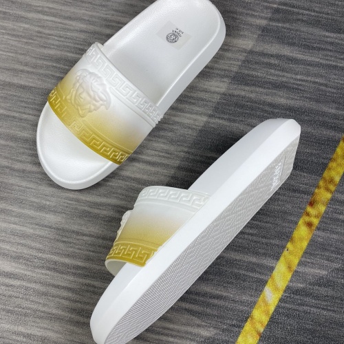 Replica Versace Slippers For Men #1220283 $45.00 USD for Wholesale