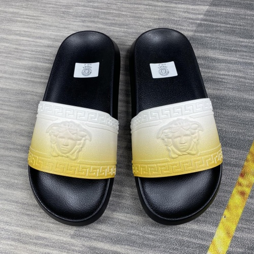 Replica Versace Slippers For Men #1220284, $45.00 USD, [ITEM#1220284], Replica Versace Slippers outlet from China