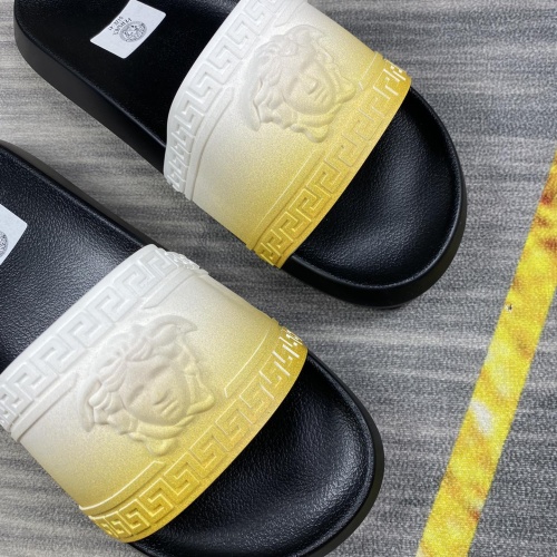 Replica Versace Slippers For Men #1220284 $45.00 USD for Wholesale