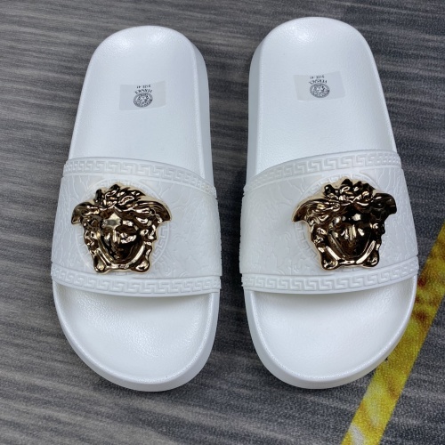 Replica Versace Slippers For Men #1220285, $45.00 USD, [ITEM#1220285], Replica Versace Slippers outlet from China