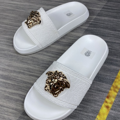 Replica Versace Slippers For Men #1220285 $45.00 USD for Wholesale