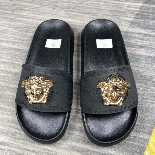 Replica Versace Slippers For Men #1220286, $45.00 USD, [ITEM#1220286], Replica Versace Slippers outlet from China