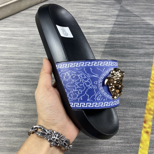 Replica Versace Slippers For Men #1220287 $45.00 USD for Wholesale