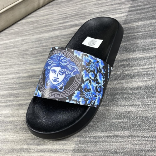 Replica Versace Slippers For Men #1220289 $45.00 USD for Wholesale