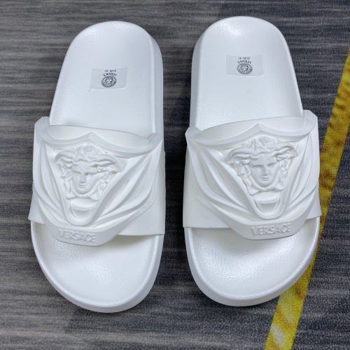 Replica Versace Slippers For Men #1220293, $45.00 USD, [ITEM#1220293], Replica Versace Slippers outlet from China