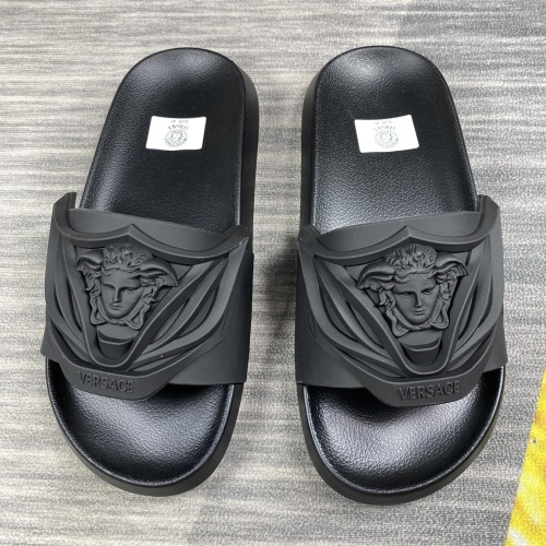 Replica Versace Slippers For Men #1220294, $45.00 USD, [ITEM#1220294], Replica Versace Slippers outlet from China