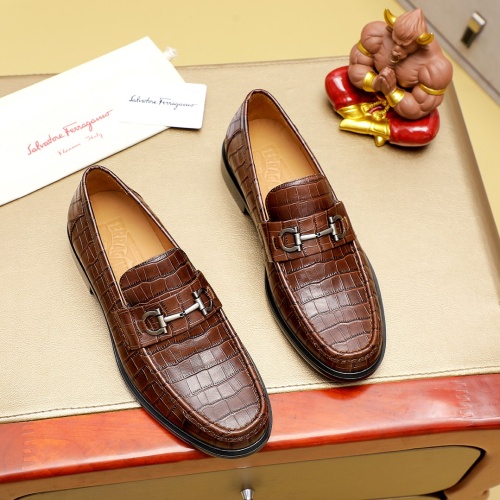 Replica Salvatore Ferragamo Leather Shoes For Men #1220605, $88.00 USD, [ITEM#1220605], Replica Salvatore Ferragamo Leather Shoes outlet from China