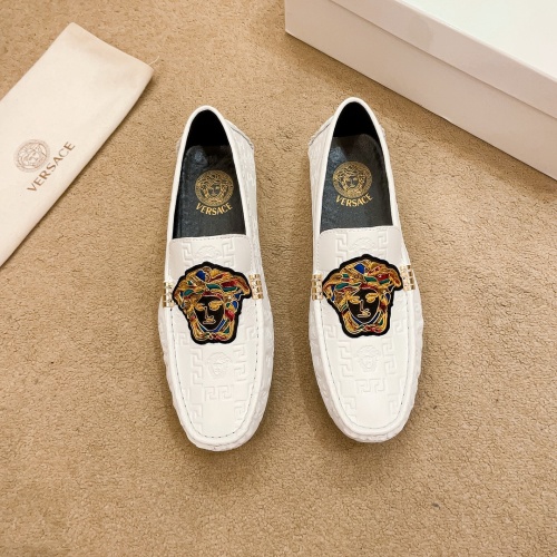 Replica Versace Leather Shoes For Men #1220612, $68.00 USD, [ITEM#1220612], Replica Versace Leather Shoes outlet from China