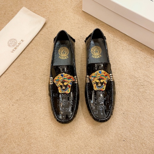 Replica Versace Leather Shoes For Men #1220613, $68.00 USD, [ITEM#1220613], Replica Versace Leather Shoes outlet from China