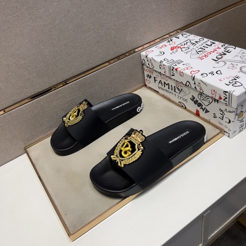 Replica Dolce &amp; Gabbana D&amp;G Slippers For Men #1220677, $48.00 USD, [ITEM#1220677], Replica Dolce &amp; Gabbana D&amp;G Slippers outlet from China