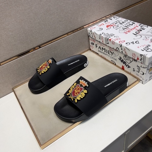 Replica Dolce &amp; Gabbana D&amp;G Slippers For Men #1220678, $48.00 USD, [ITEM#1220678], Replica Dolce &amp; Gabbana D&amp;G Slippers outlet from China