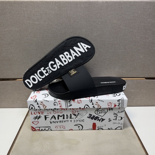 Replica Dolce & Gabbana D&G Slippers For Men #1220680 $48.00 USD for Wholesale