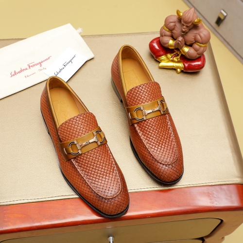 Replica Salvatore Ferragamo Leather Shoes For Men #1220805, $85.00 USD, [ITEM#1220805], Replica Salvatore Ferragamo Leather Shoes outlet from China