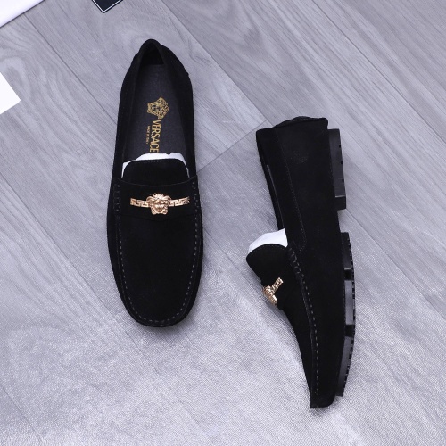 Replica Versace Leather Shoes For Men #1220832, $68.00 USD, [ITEM#1220832], Replica Versace Leather Shoes outlet from China