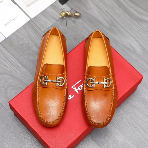 Replica Salvatore Ferragamo Leather Shoes For Men #1220981, $76.00 USD, [ITEM#1220981], Replica Salvatore Ferragamo Leather Shoes outlet from China