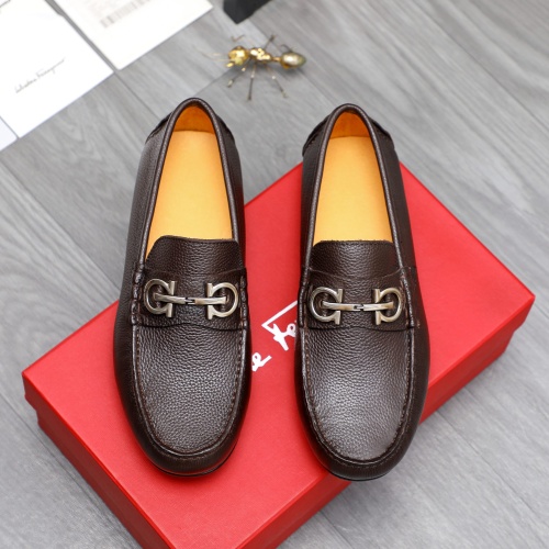 Replica Salvatore Ferragamo Leather Shoes For Men #1220983, $76.00 USD, [ITEM#1220983], Replica Salvatore Ferragamo Leather Shoes outlet from China